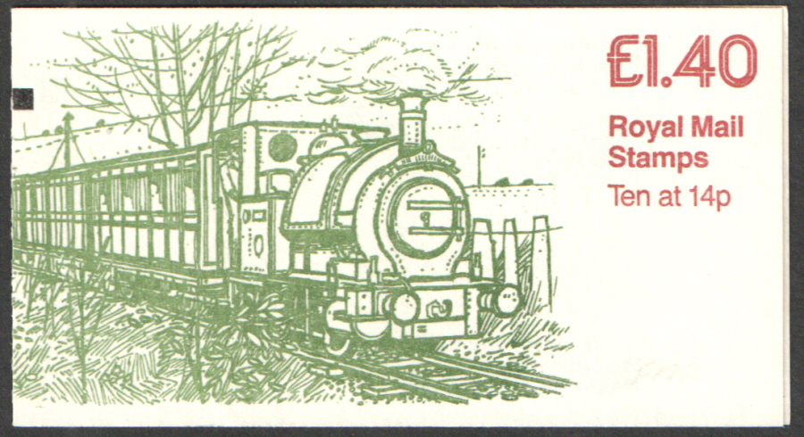 (image for) FM2A / DB8(15) + BMB £1.40 Talyllyn Railway Left Margin Folded Booklet